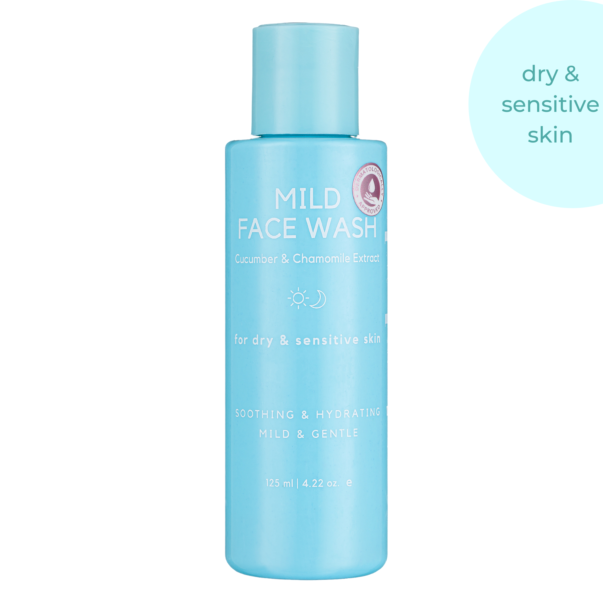 Mild Face Wash - Cucumber & Chamomile Extract 125ml