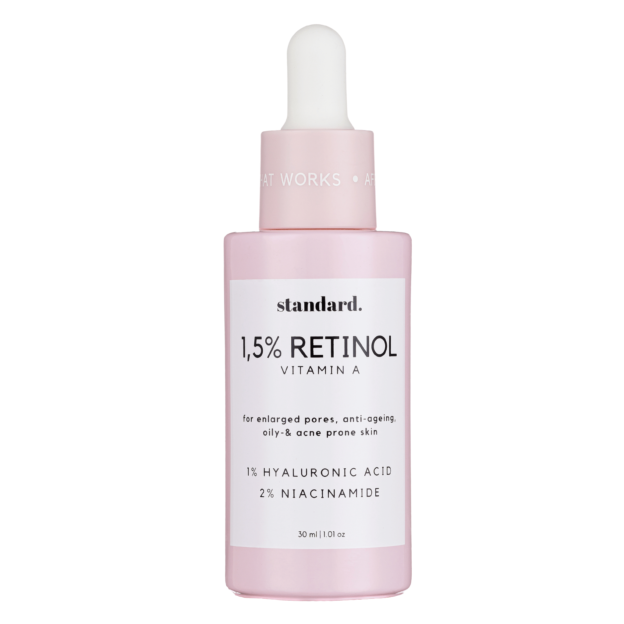 Retinol 1,5% (Vitamin A) Serum with Niacinamide & Hyaluronic Acid - 30ml