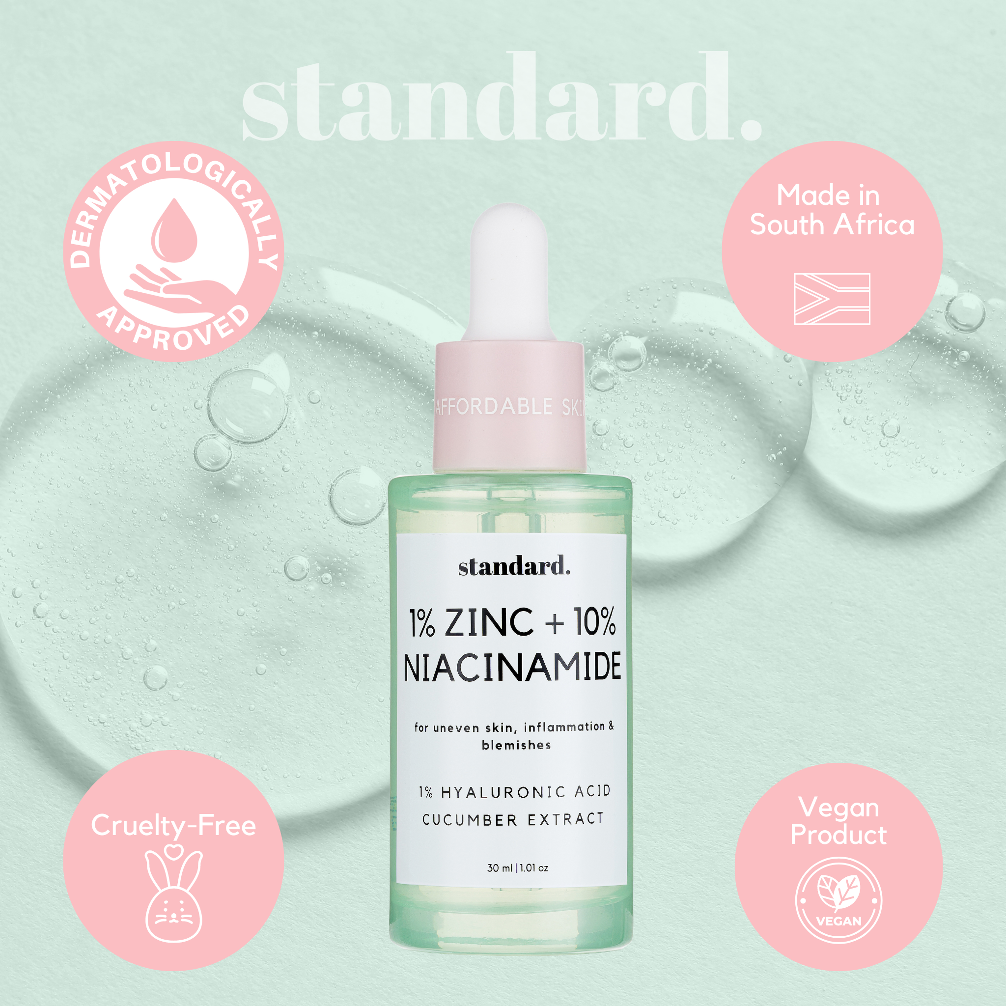 10% Niacinamide & 1% Zinc Serum - 30ml