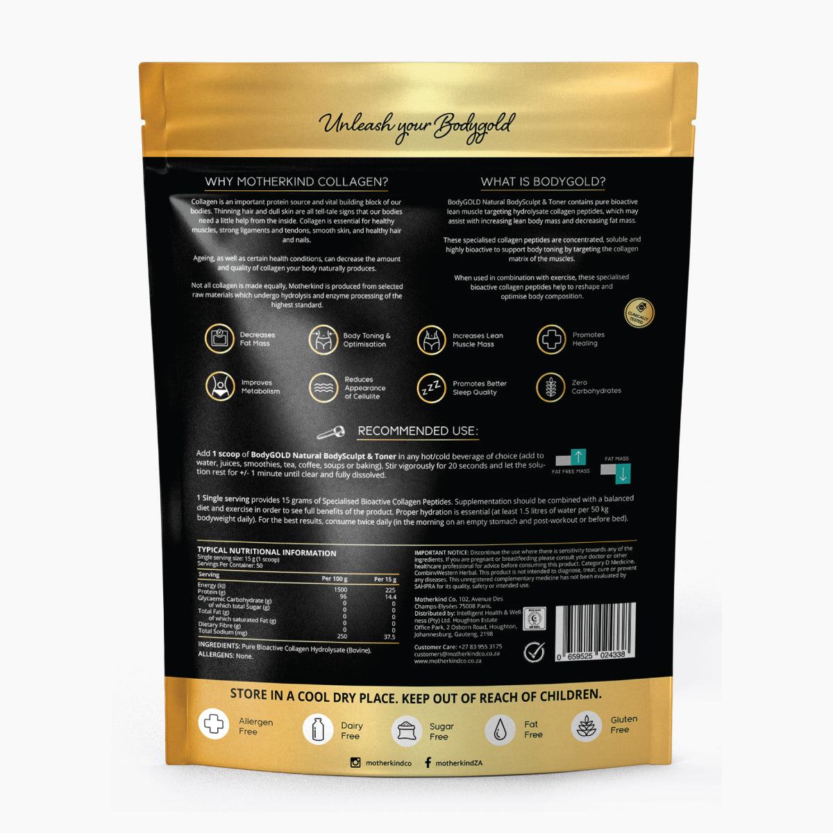 Glow 500g & BodyGold 750g Collagen Bundle - LIMITED EDITION