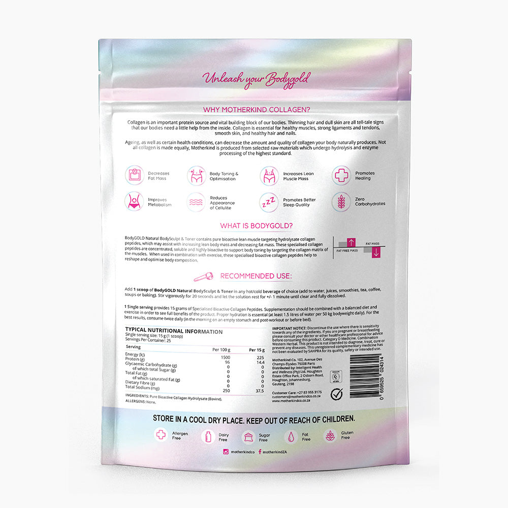 BodyGOLD Collagen Peptides - 375g | PINK LIMITED EDITION