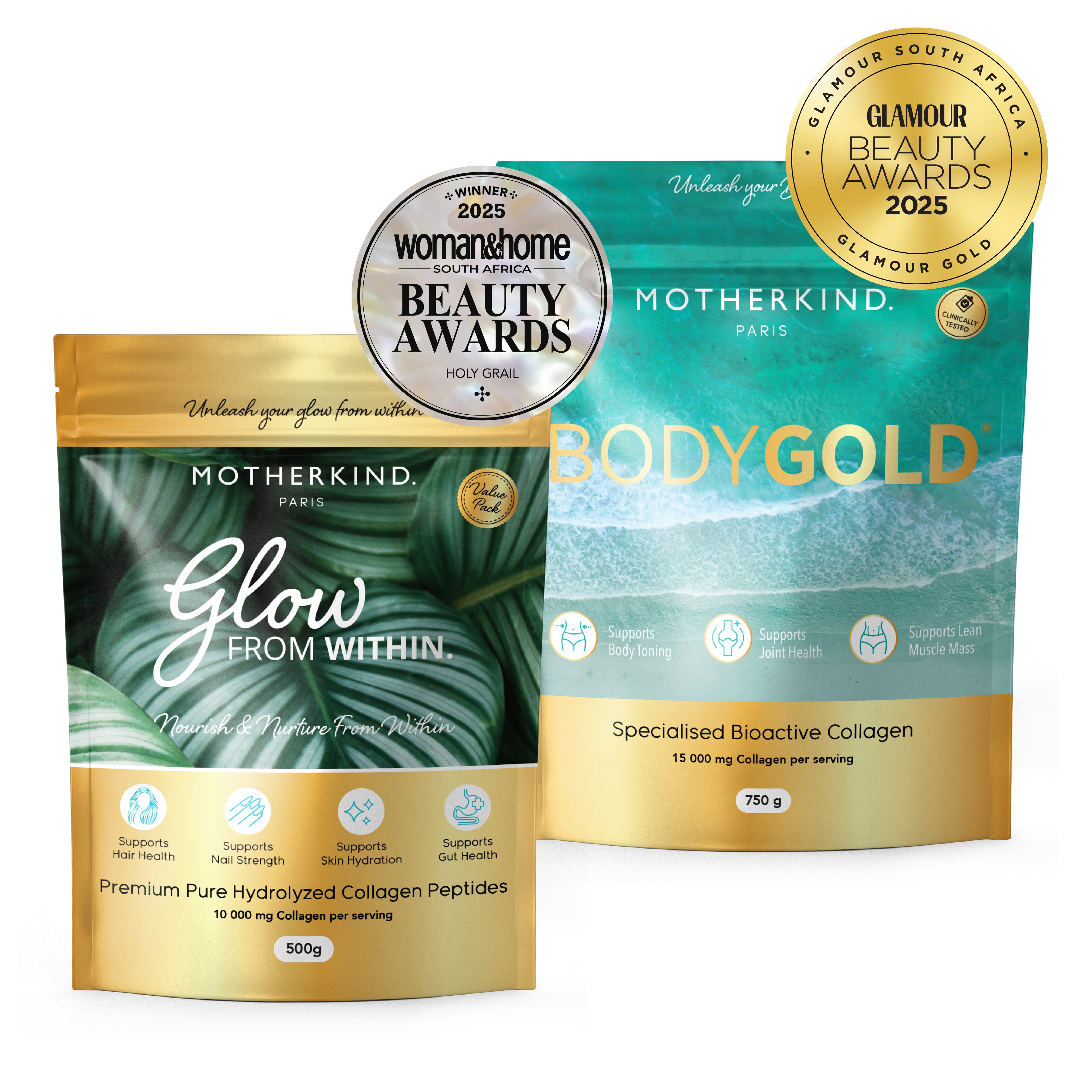 Glow From Within 500g & BodyGOLD 750g Starter Kit
