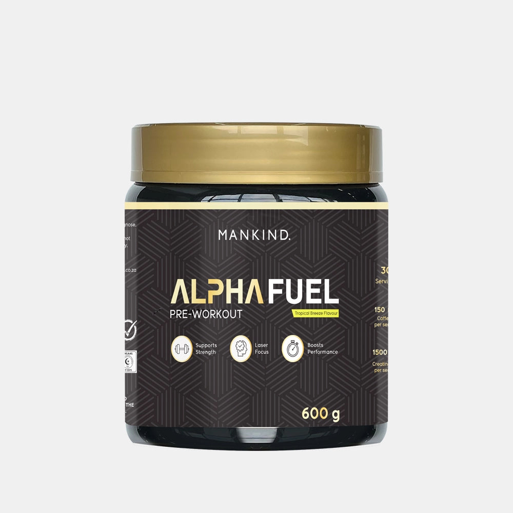 AlphaFuel Pre-workout 600g - Tropical Flavour