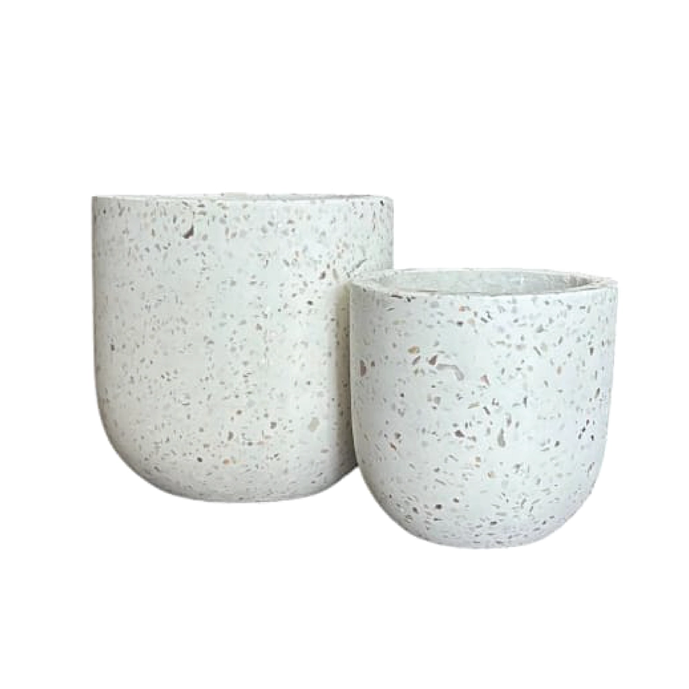 Mother Of Pearl Indoor Modern Pot Combo