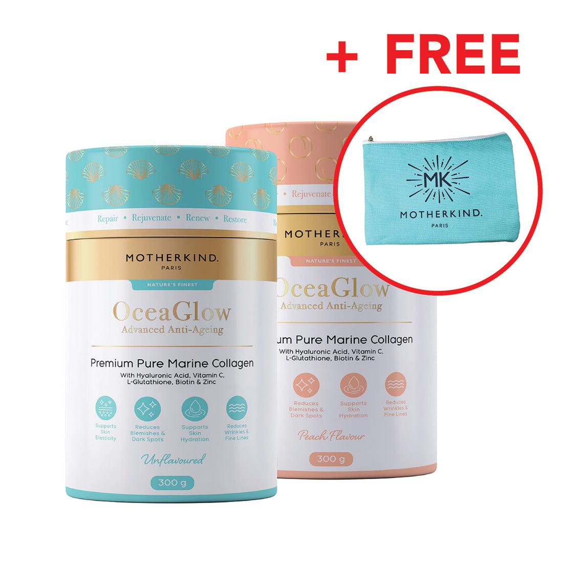 OceaGlow Marine Collagen-Starter kit + FREE GIFT