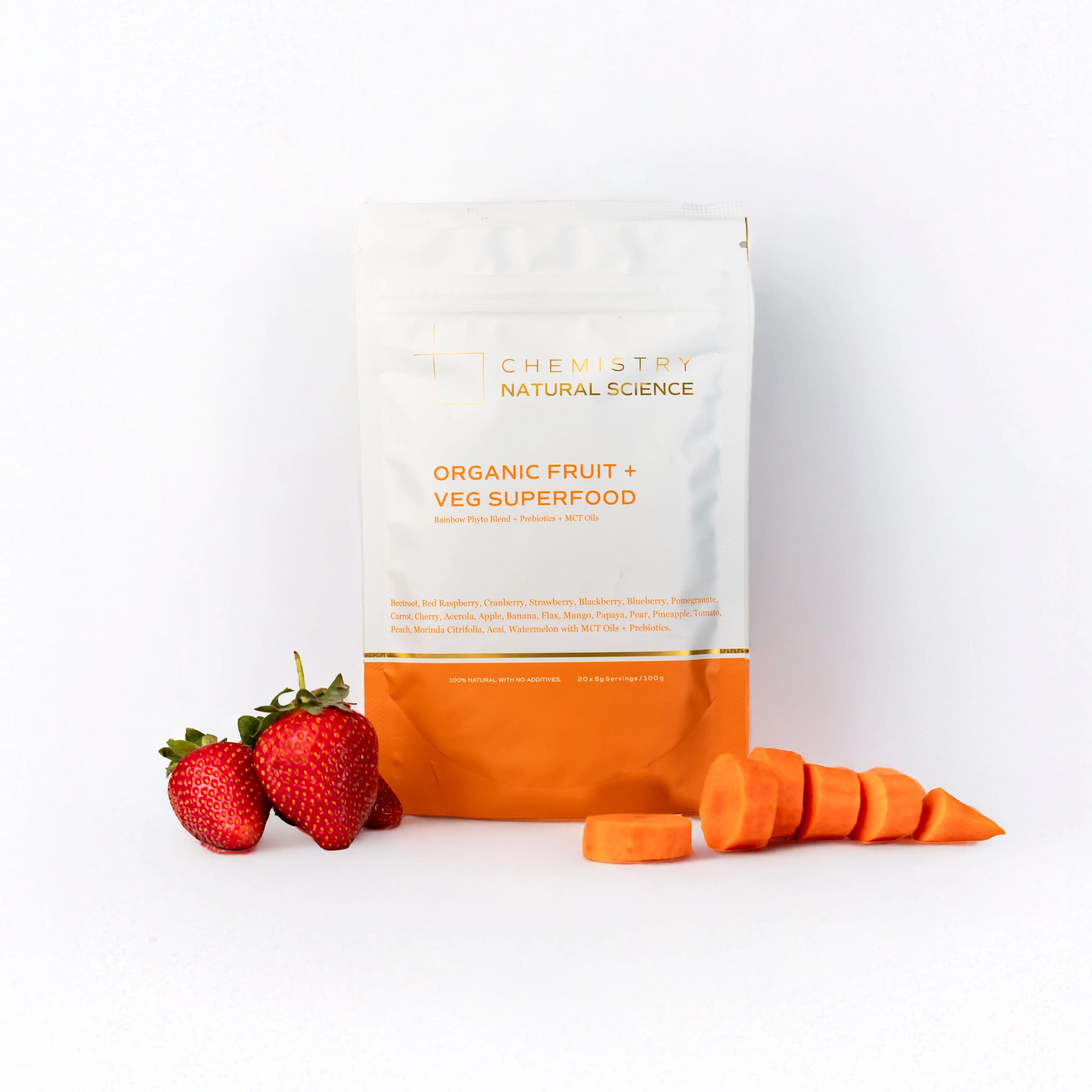 ORGANIC FRUIT + VEG SUPERFOOD | 100G