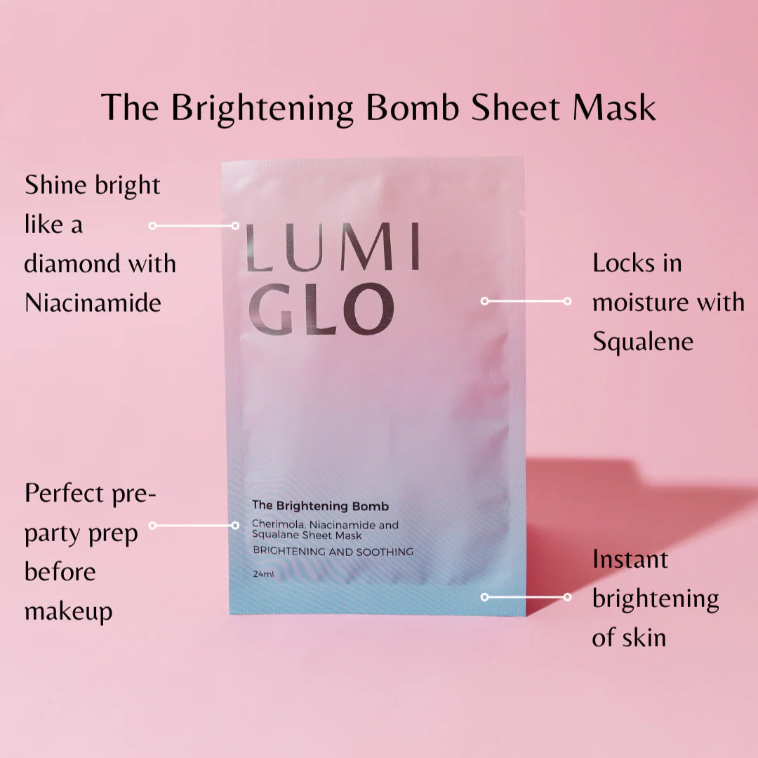 The Brightening Bomb - Sheet Mask