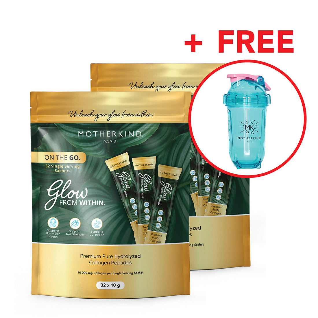 Glow From Within Single Serving Sachet Starter Kit + FREE GIFT