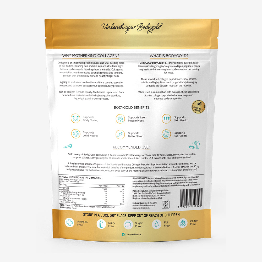 BodyGOLD Collagen Peptides - 750g