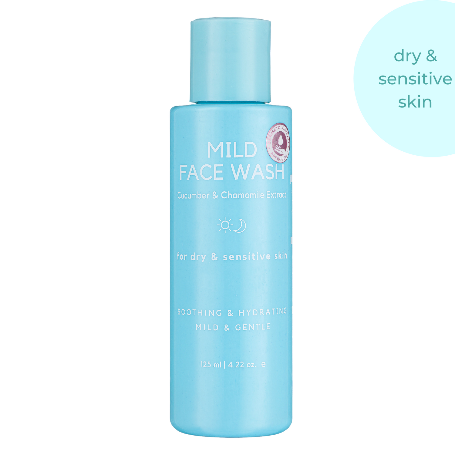 Mild Face Wash - Cucumber &amp; Chamomile Extract 125ml