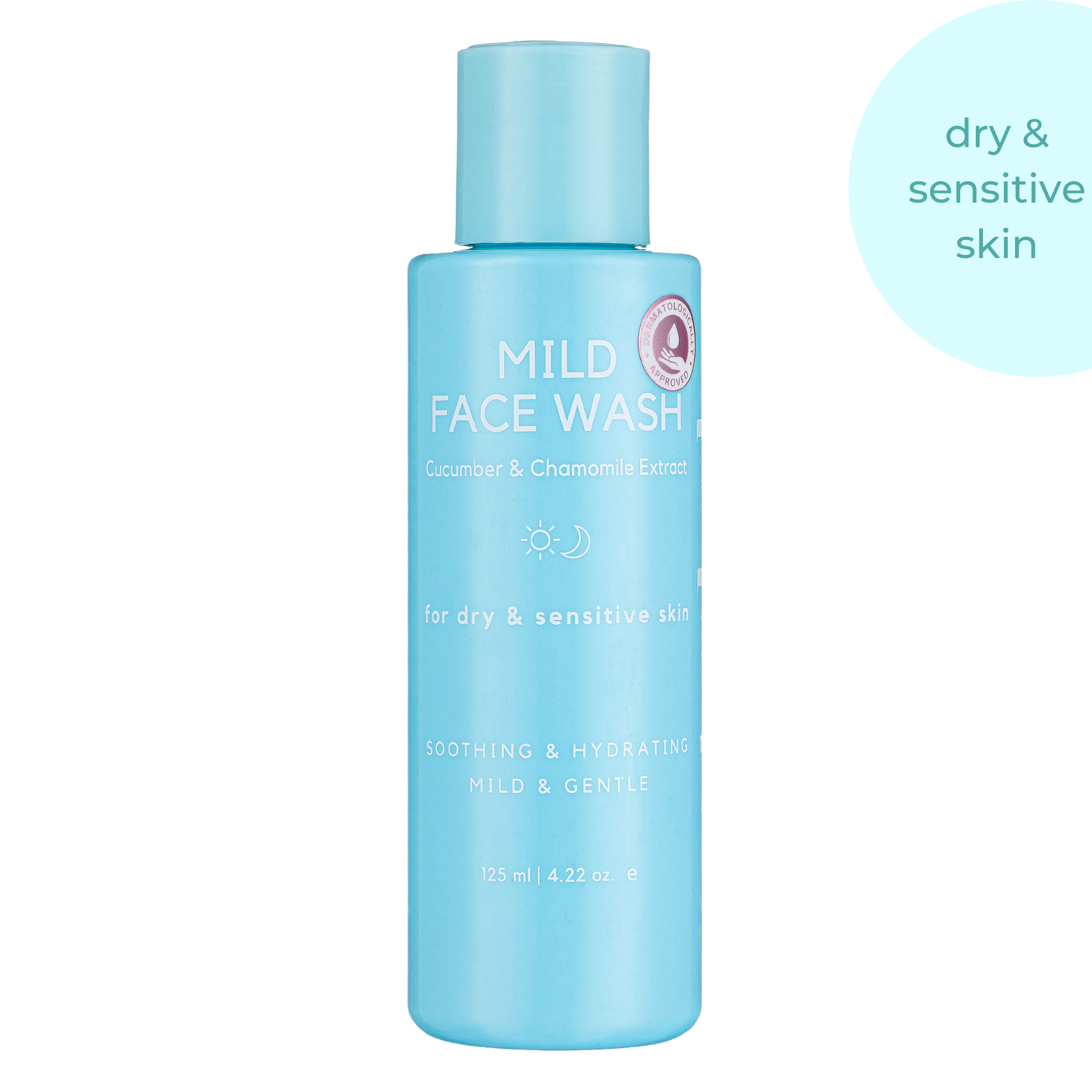 Mild Face Wash - Cucumber &amp; Chamomile Extract 125ml