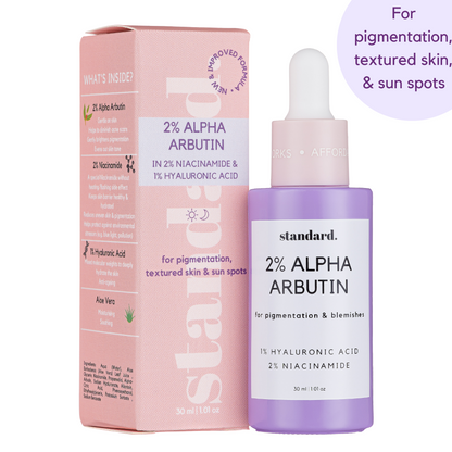 2% Alpha Arbutin Serum with Hyaluronic Acid - 30ml