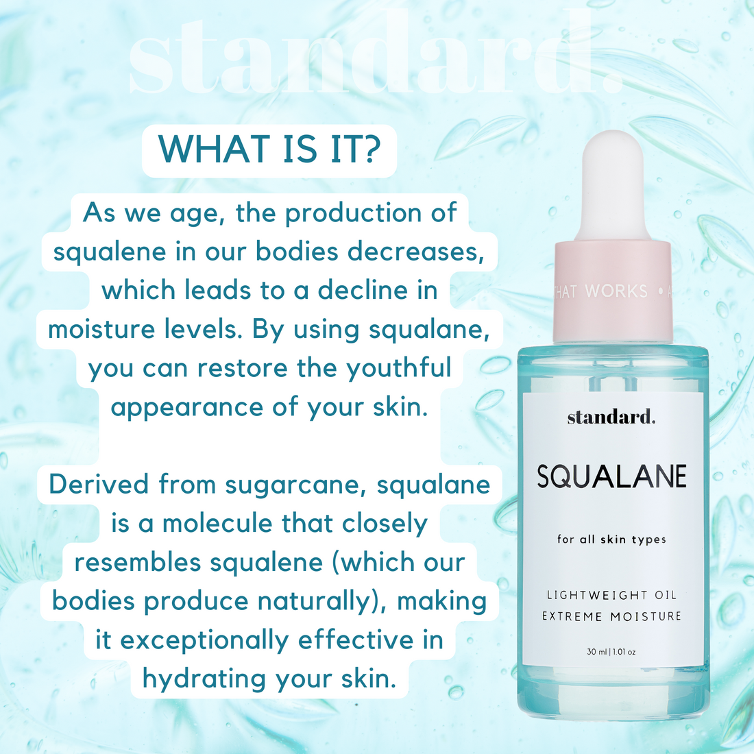 100% Squalane Serum - 30ml