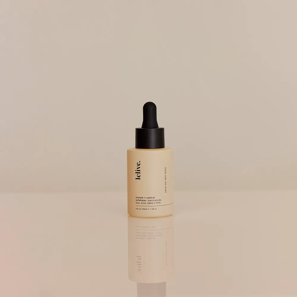 save our skin (sos) | smooth + control exfoliating serum