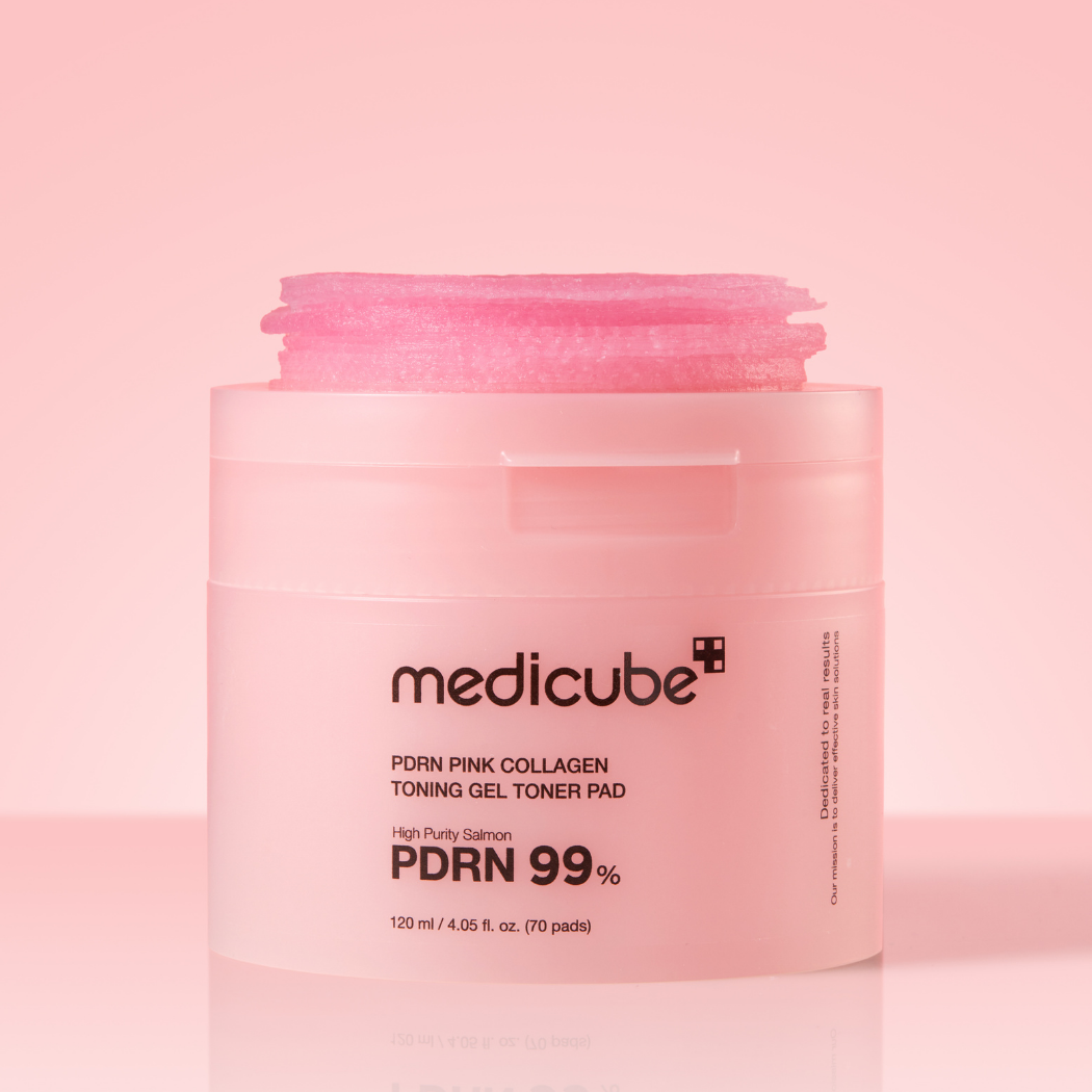 PDRN Pink Collagen Toning Gel Toner Pad