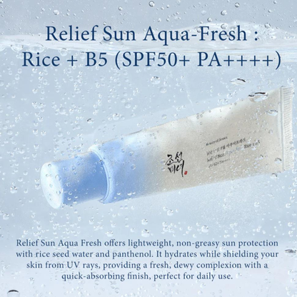 Relief Sun Aqua-Fresh: Rice + B5 SPF50+ PA