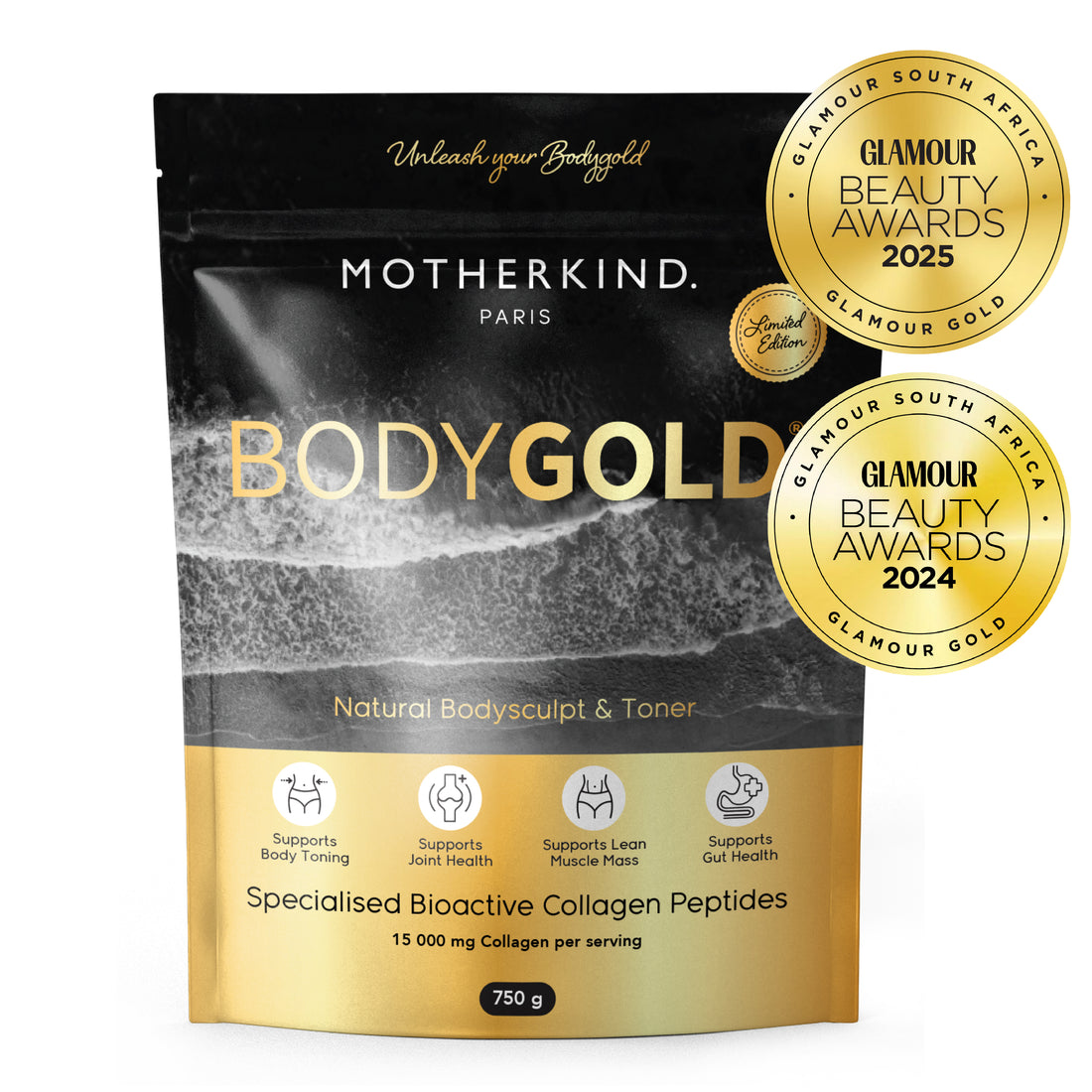 BodyGOLD Collagen Peptides 750g - LIMITED EDITION