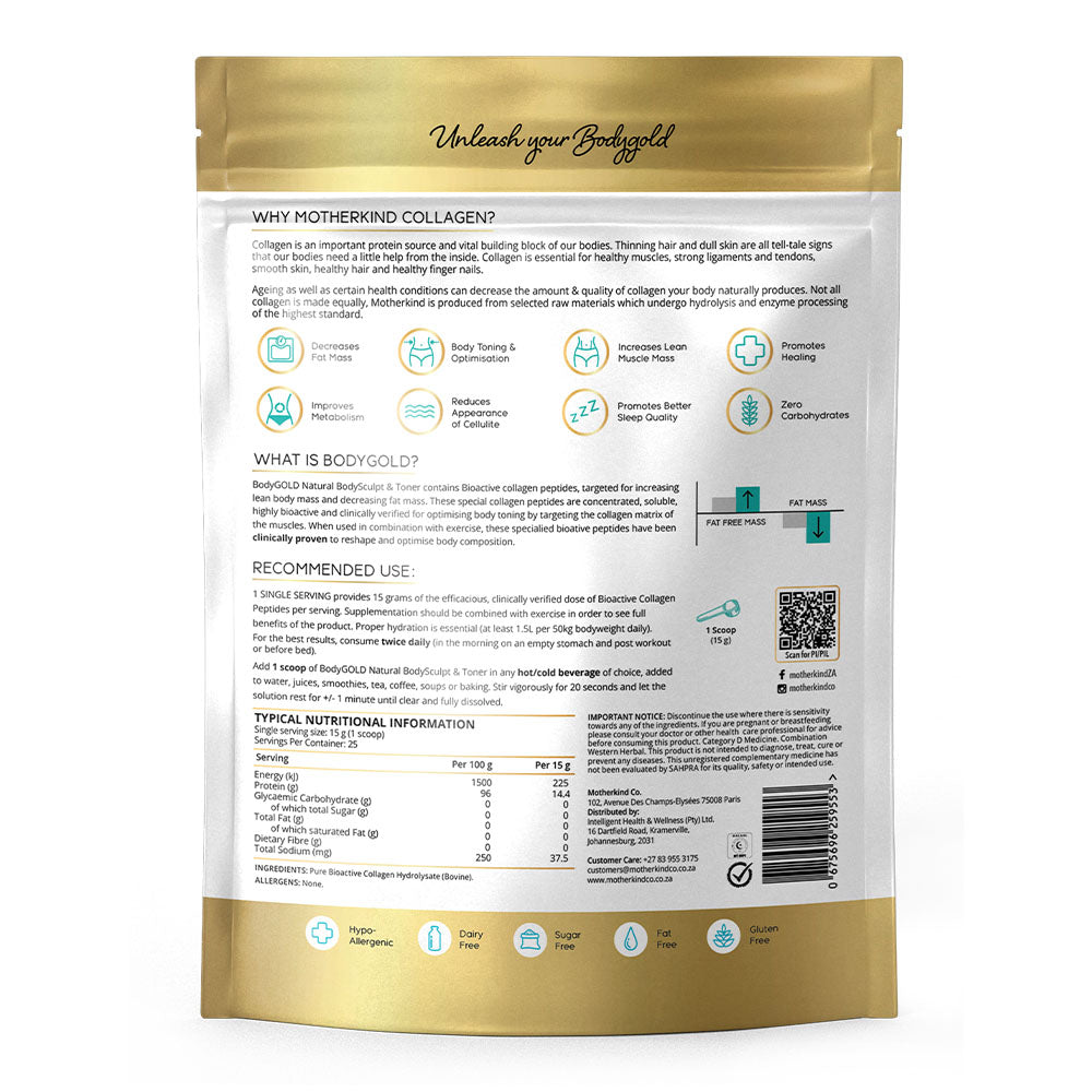 BodyGOLD Collagen Peptides 375g