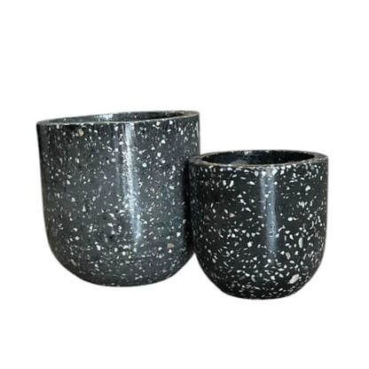 Black Pearl Modern Indoor Pot Combo