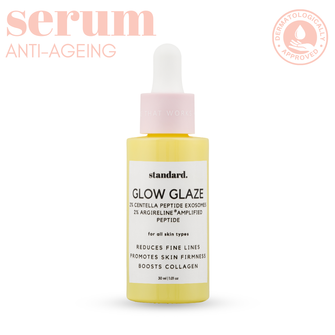 Glow Glaze Serum with 2% Argireline Amplified, Ceramide, Hyaluronic Acid &amp; Centella Reversa