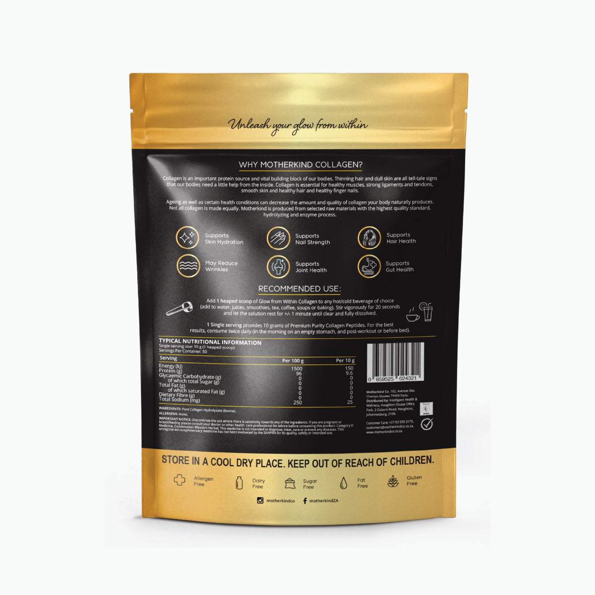 Glow From Within Collagen 500g  - LIMITED EDITION