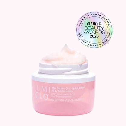 The Super Glo Hydro Boost Jelly Moisturiser