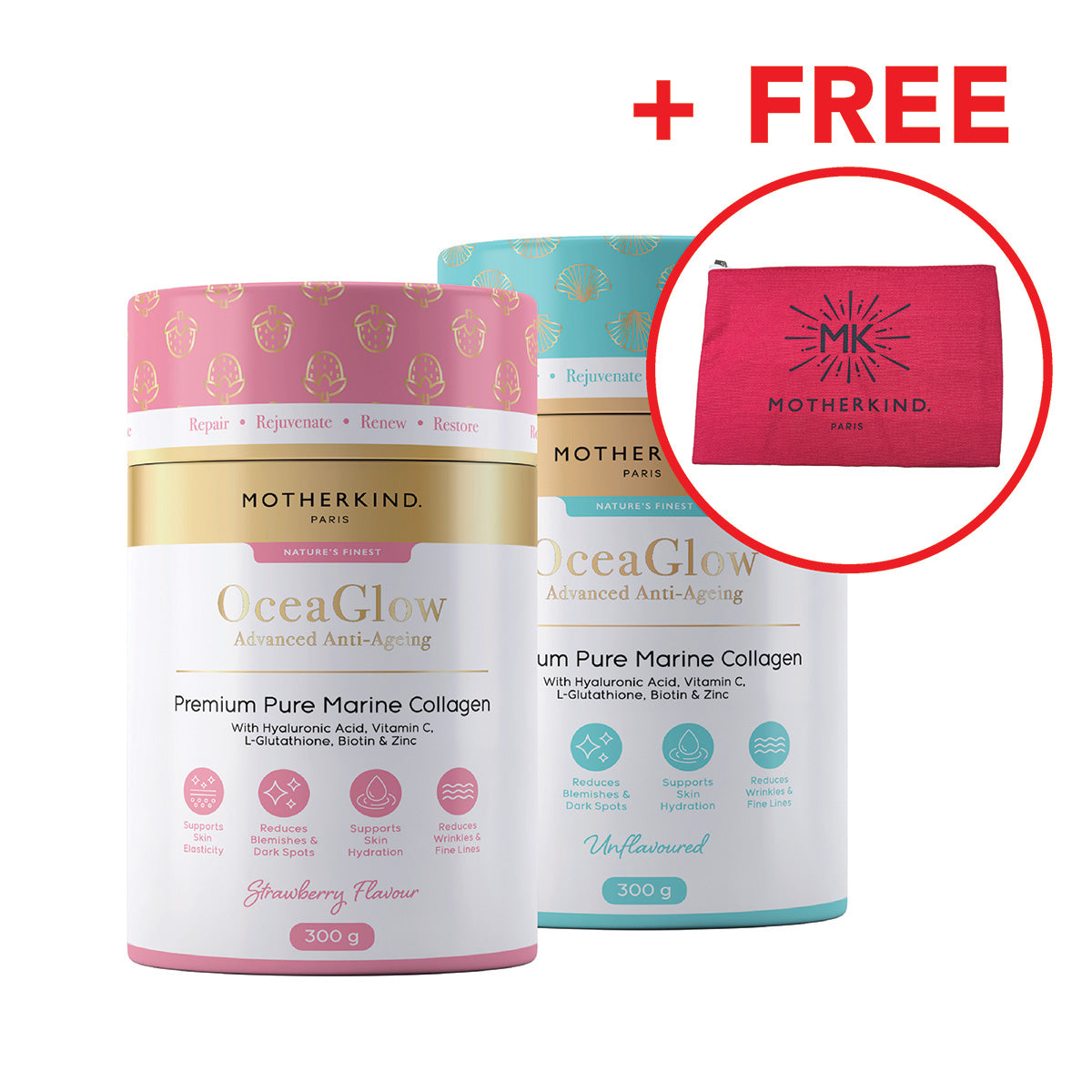 OceaGlow Marine Collagen-Starter kit + FREE GIFT