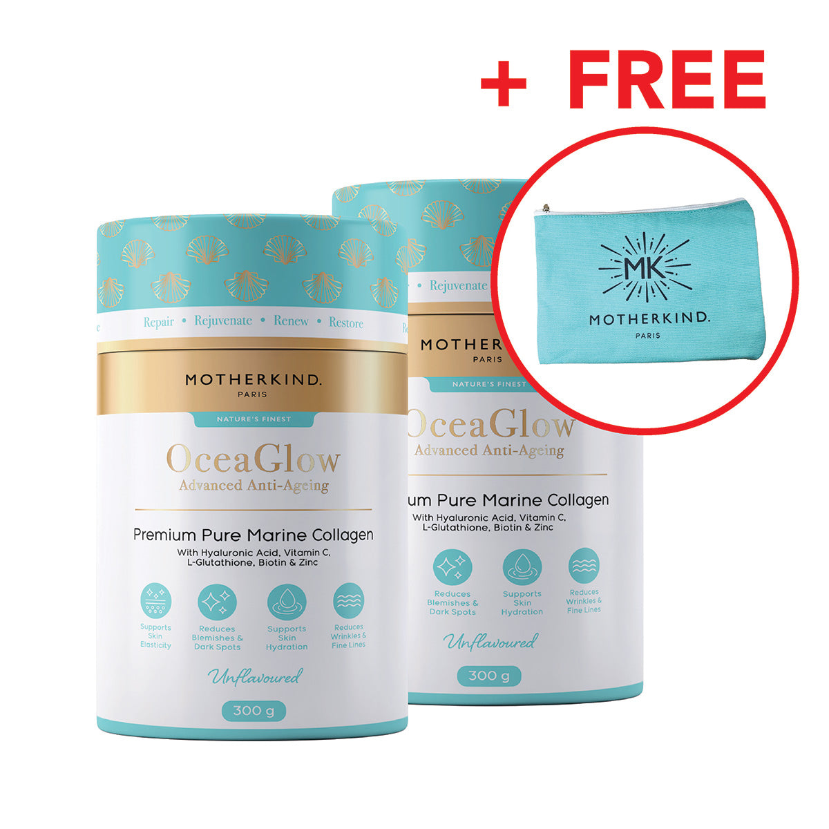 OceaGlow Marine Collagen-Starter kit + FREE GIFT