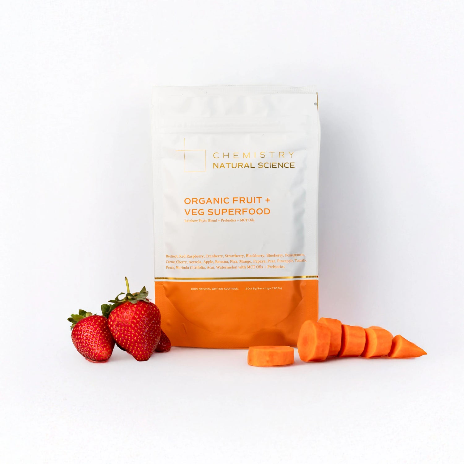 ORGANIC FRUIT + VEG SUPERFOOD | 100G