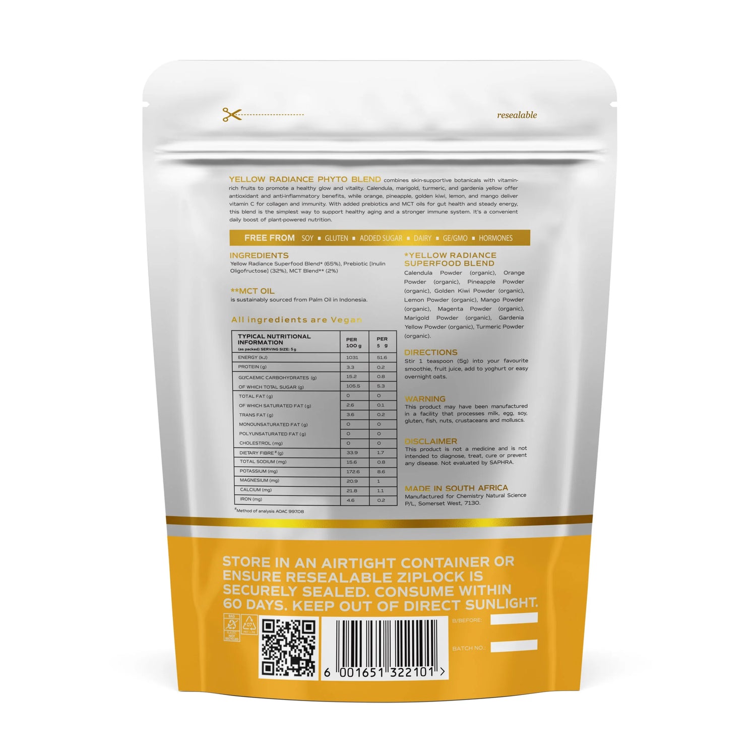 ORGANIC YELLOW SUPERFOOD | 100G