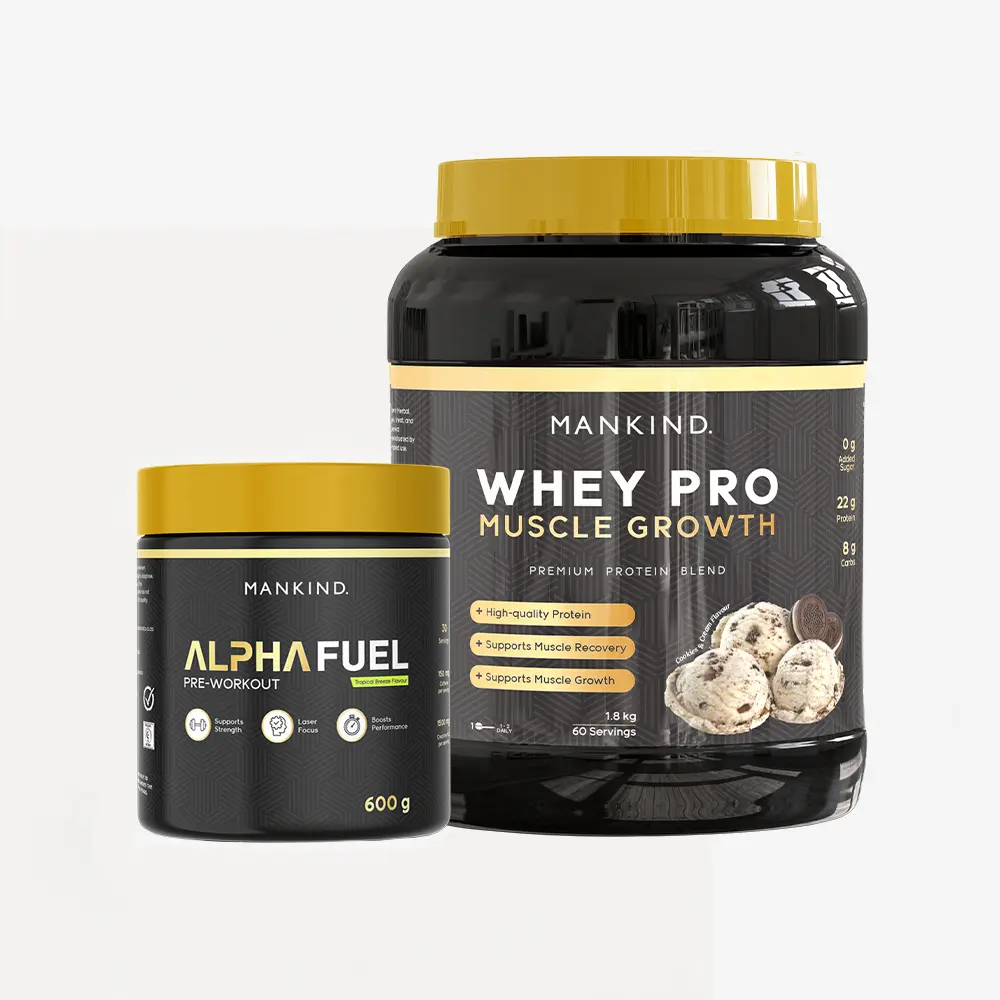 AlphaFuel &amp; Whey Pro Muscle Grow Bundle