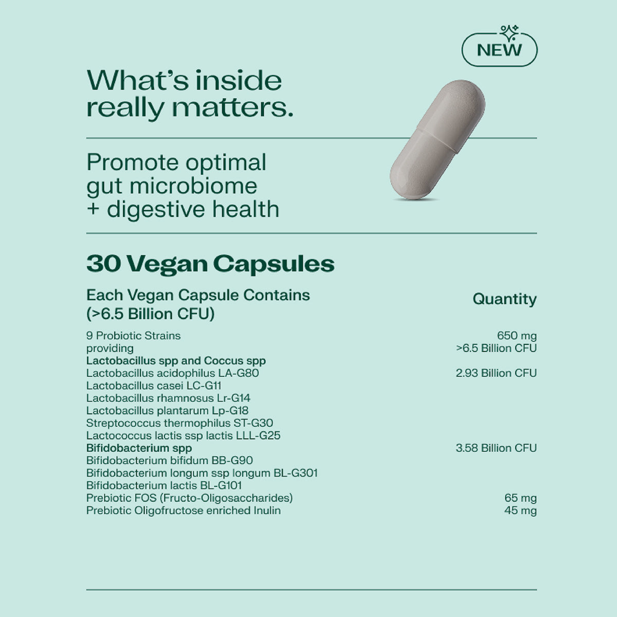 Prebiotic + Probiotic