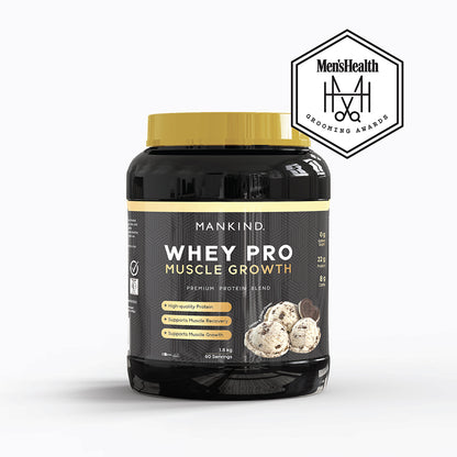 Whey Pro Muscle Growth 1.8kg - Cookies and Cream Flavour