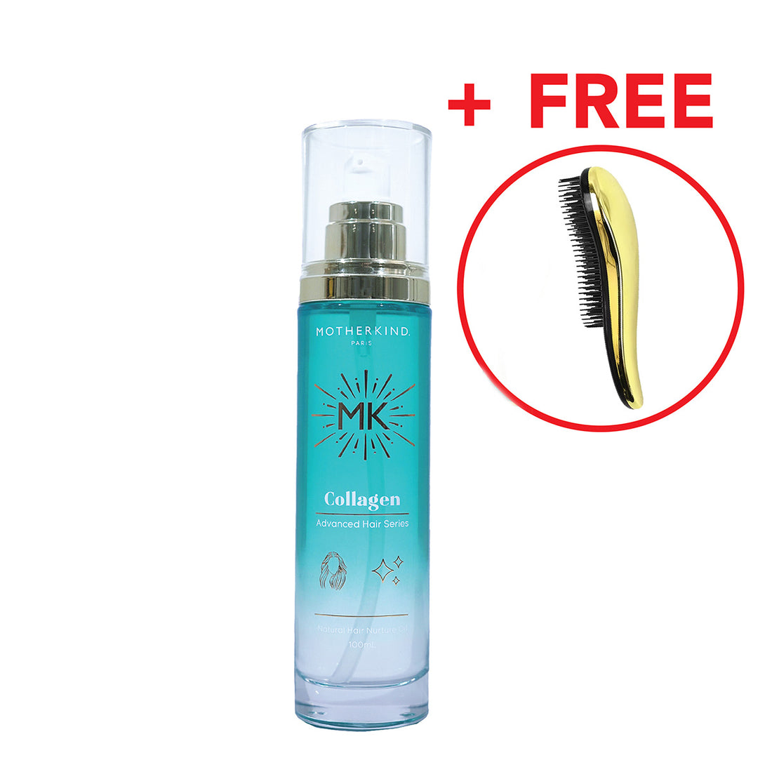 Collagen Natural Hair Nurture Oil - 100ml + FREE GIFT