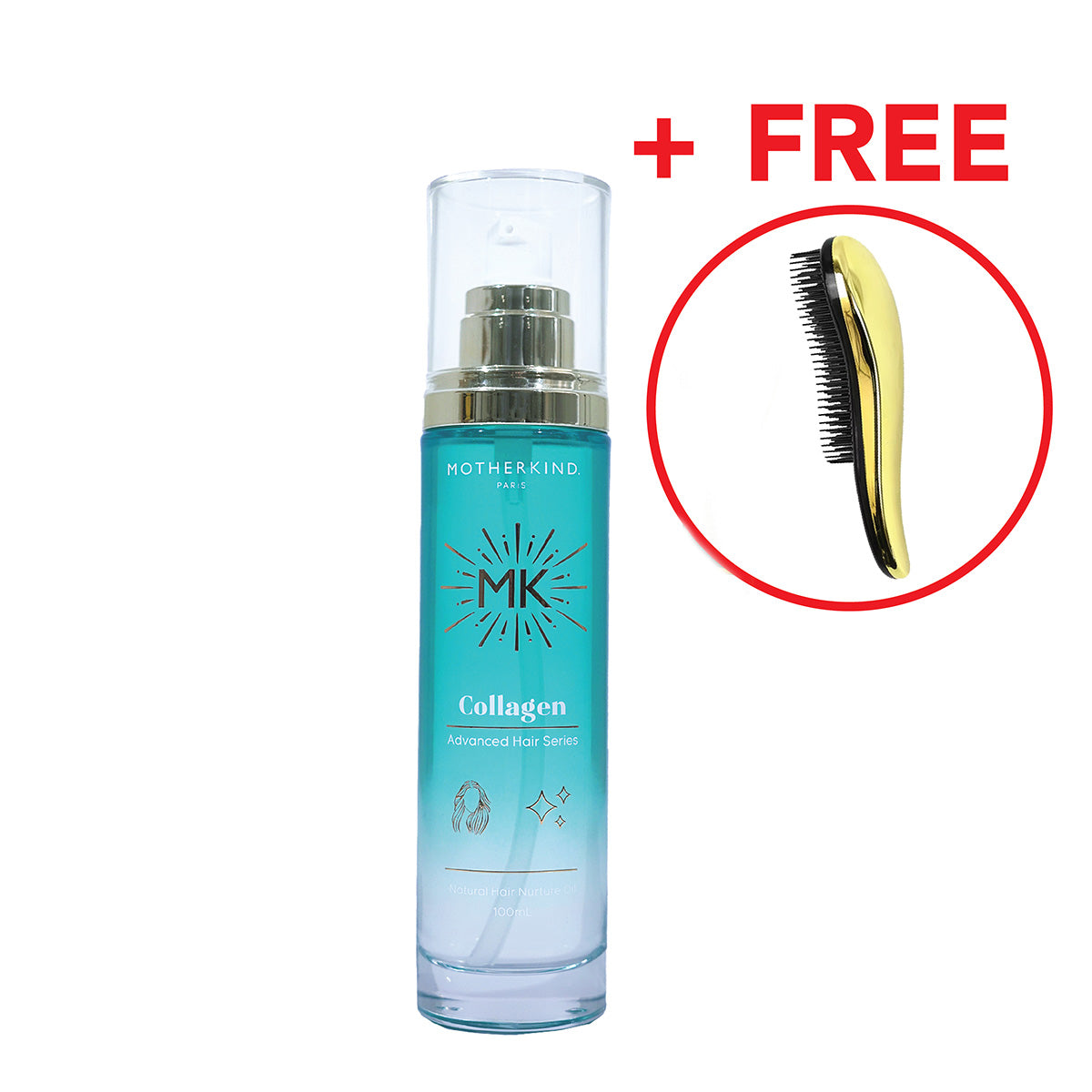 Collagen Natural Hair Nurture Oil - 100ml + FREE GIFT