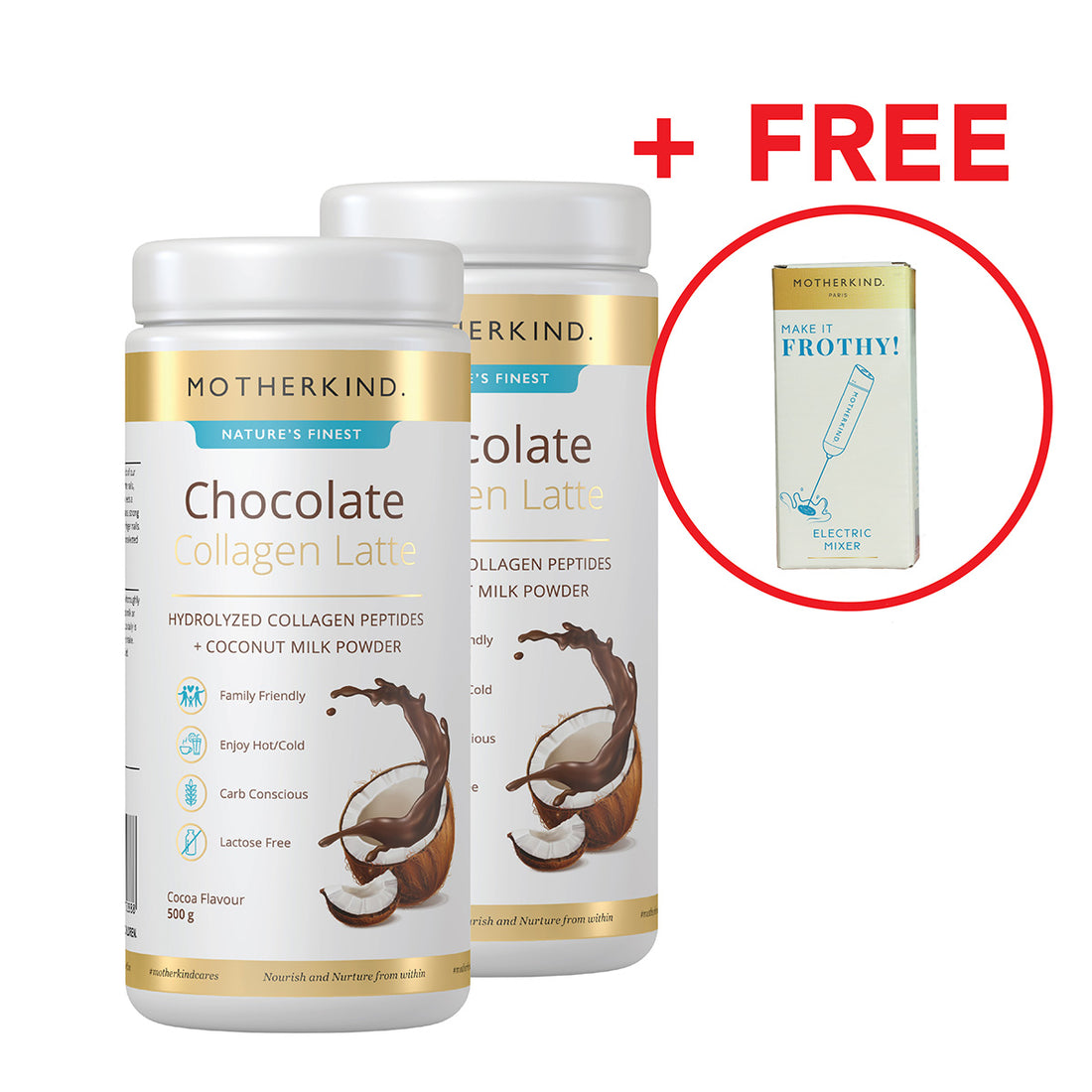 Chocolate Collagen Latte Family Pack + FREE GIFT