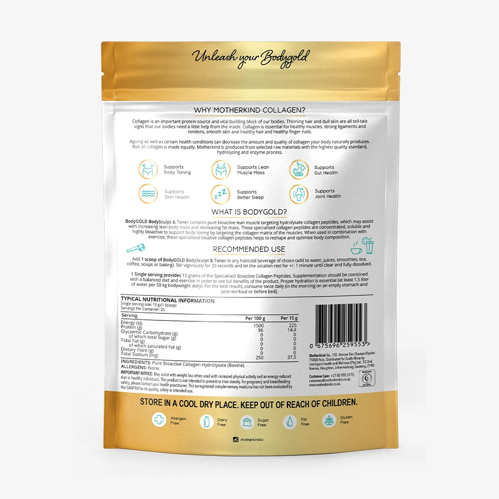 BodyGOLD Collagen Peptides - 375g