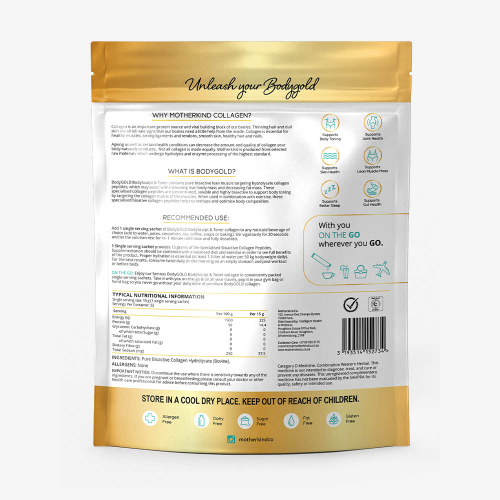 BodyGOLD Collagen Single Servings