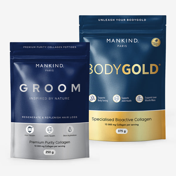 Mankind Groom & Gold Collagen Starter Kit For Men